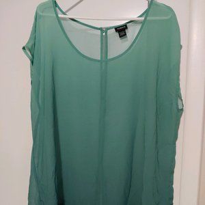 Sheer Green Blouse